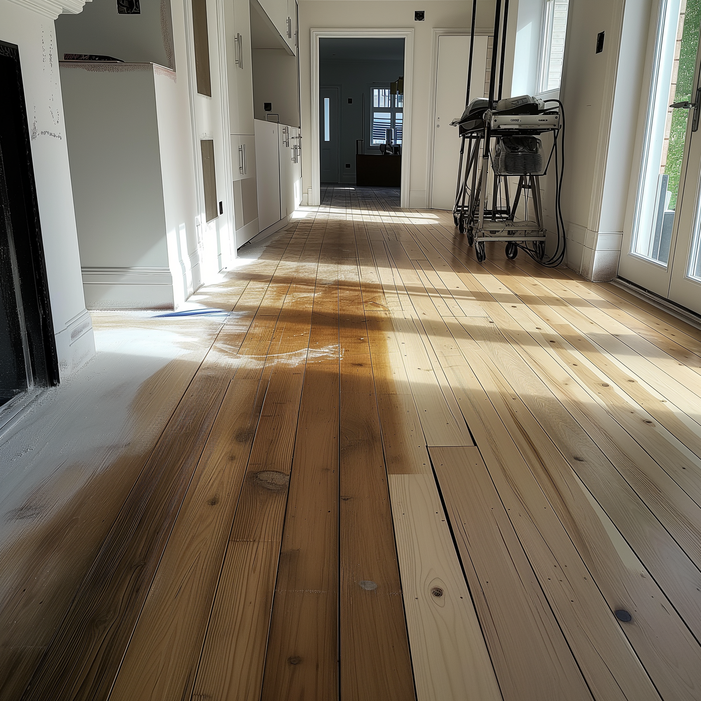 Est-il possible de faire du sablage sur un plancher de bois franc ancien?