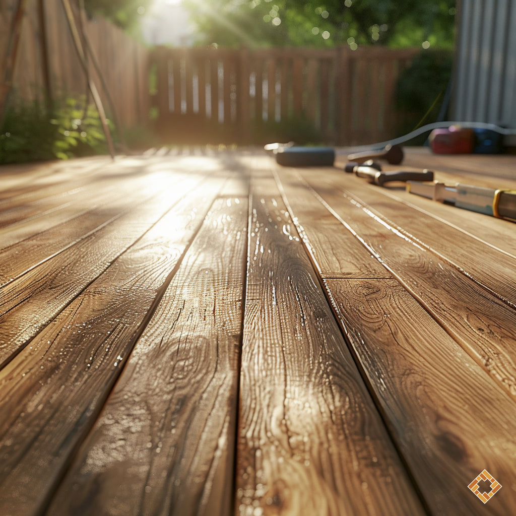 Quelle préparation est nécessaire pour teindre une terrasse en bois?